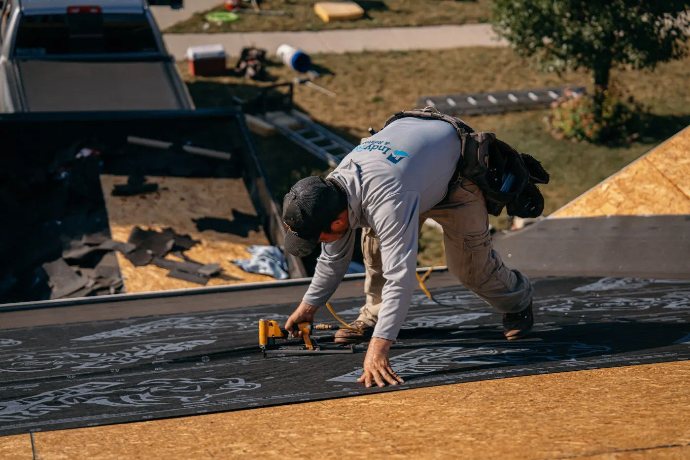 Commercial roof inspection documented in Seelyville